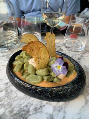 Gnocchi with sun dried tomato cream sauce   at Hearth  in Amsterdam