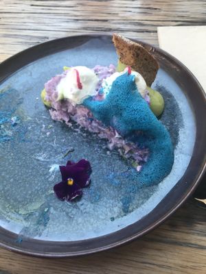 These are some of the only pictures of food I have taken, and a madman would I be not to taste first and delight, then record!  at Hearth  in Amsterdam