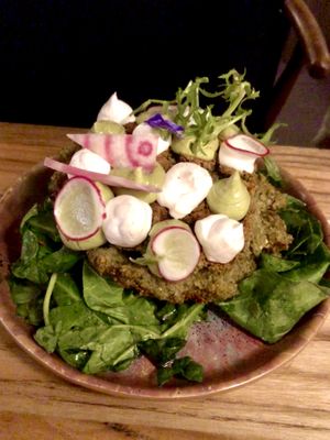 Falafel waffle   at Hearth  in Amsterdam