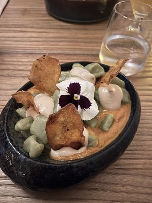 Broccoli gnocchi   at Hearth  in Amsterdam