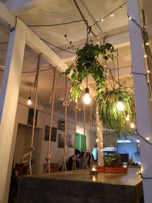 Central table at Hearth  in Amsterdam