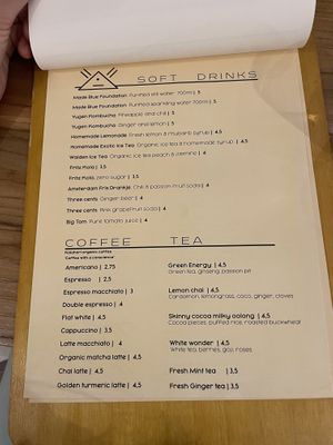 Drink menu 2  at Hearth  in Amsterdam