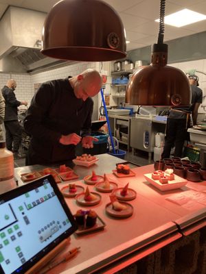 Vegan kitchenn  at Hearth  in Amsterdam