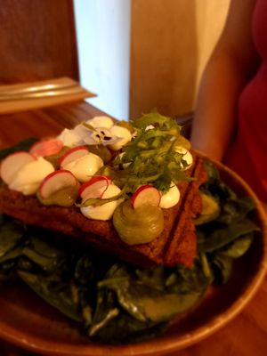 Falafel Waffle at Hearth  in Amsterdam