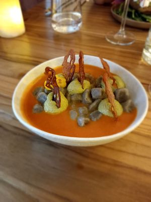 Aubergine gnocchi at Hearth  in Amsterdam