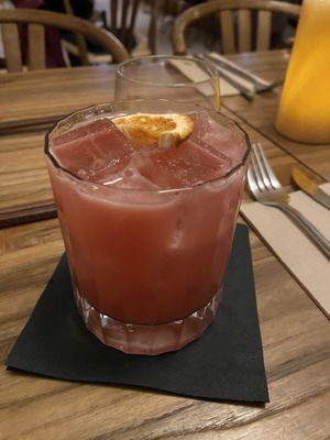 Pomegranate mezcalita: nice and sweet  at Hearth  in Amsterdam
