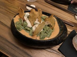 Broccoli gnocchi: tasty and creamy at Hearth  in Amsterdam