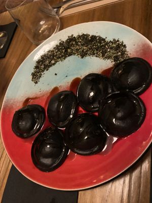 Ravioli: tasty, Asian flavours  at Hearth  in Amsterdam