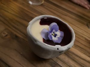 Lemon curd: mildly sweet and nice, with a soft cookie bottom at Hearth  in Amsterdam
