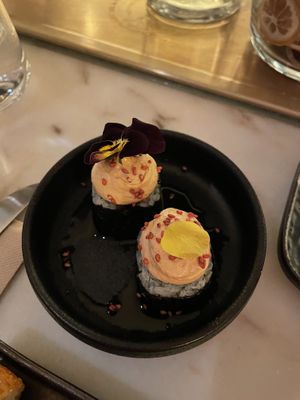 Mexican-inspired sushi  at Hearth  in Amsterdam