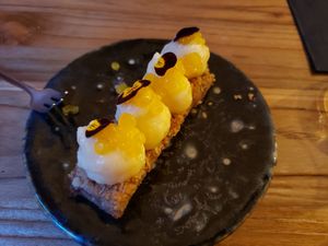 Delicious Strawberry tart dessert at Hearth  in Amsterdam