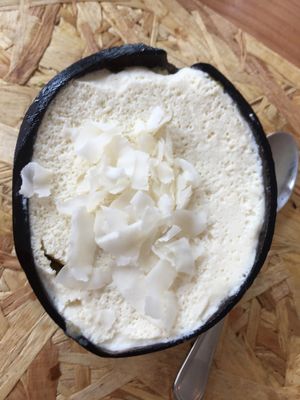 Mango coconut tiramisu  at Hearth  in Amsterdam