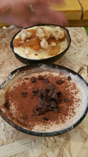 vegan tiramisu  at Hearth  in Amsterdam