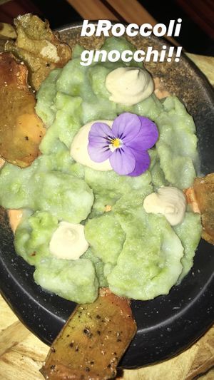 The broccoli gnocchi at Hearth  in Amsterdam