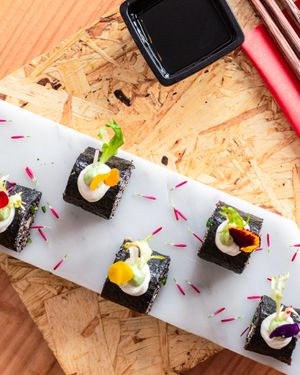 Black Quinoa Sushi at Hearth  in Amsterdam