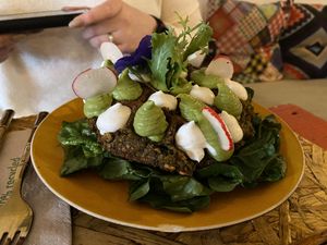 Falafel waffle at Hearth  in Amsterdam