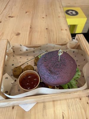 Flower Burger with Flower Bombs  at Flower Burger - Porta Genova in Milan