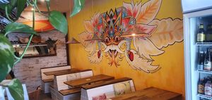 Indoor Seating at Bali Bagus Cafe in Byron Bay