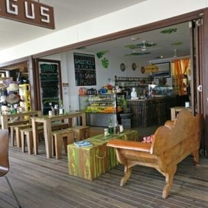 relaxed setting at Bali Bagus Cafe in Byron Bay