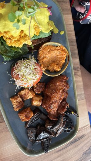 Vegan Brekky  at Bali Bagus Cafe in Byron Bay