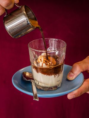 Coconut Affogato!  at Bali Bagus Cafe in Byron Bay