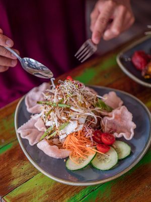 Nasi Goreng! at Bali Bagus Cafe in Byron Bay
