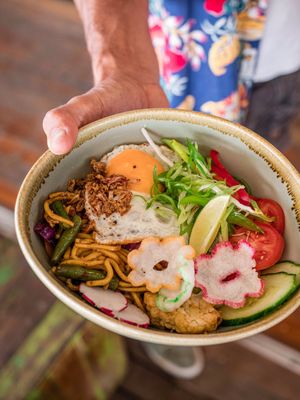Mie Goreng!  at Bali Bagus Cafe in Byron Bay