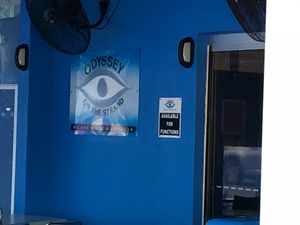 Main screen at Odyssey on the Strand  in Townsville