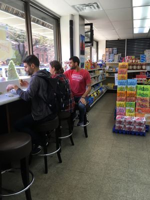 Eating area  at iKraveit Foods in Astoria