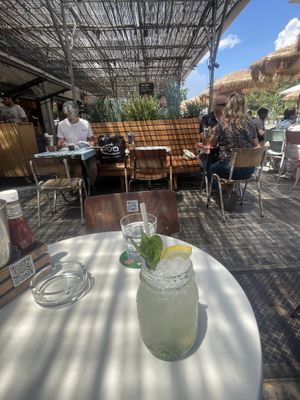   at Makamaka Beach Burger Cafe in Barcelona