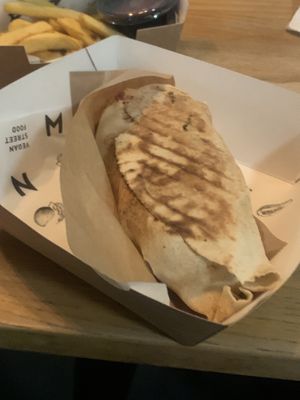 falafel  #Veganuary at Mango Vegan Street Food - Hala Koszyki in Warsaw