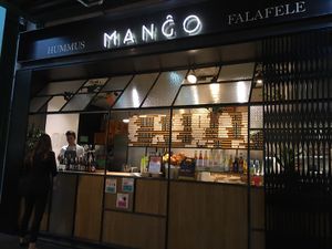 awesome place with rotating ice cream flavors and a wide range of food options.  at Mango Vegan Street Food - Hala Koszyki in Warsaw