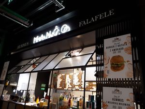 Front of the stall at Mango Vegan Street Food - Hala Koszyki in Warsaw