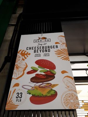 Beyond cheeseburger! at Mango Vegan Street Food - Hala Koszyki in Warsaw
