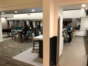 Order in “The Front Room Lounge” to skip the line and enjoy some quiet :) at The Pizza Press in Anaheim