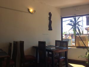 inside the restaurant  at Krava Restaurant  in Isla De Pascua