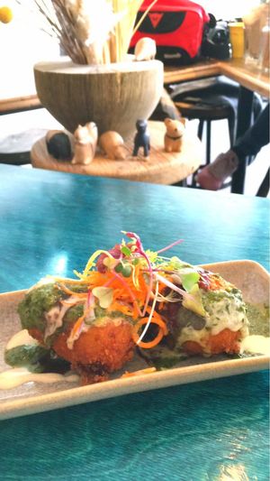 Vegan Potato & Beans Croquettes at Neko Neko in Fitzroy