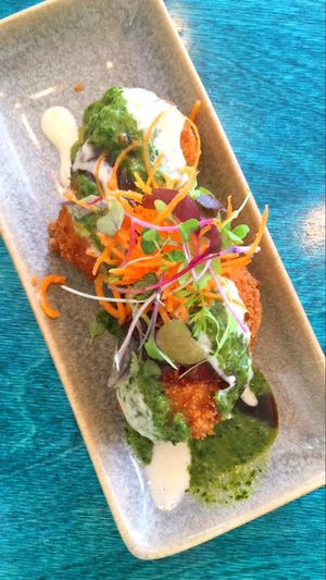 Vegan Potato & Beans Croquettes at Neko Neko in Fitzroy