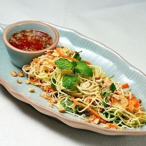 Banana flower salad at Biogarten Restaurant in Ho Chi Minh City