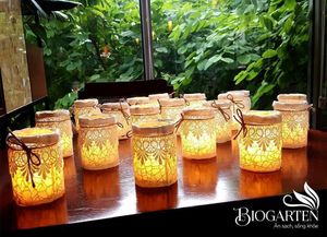 Romantic corner at Biogarten Restaurant in Ho Chi Minh City