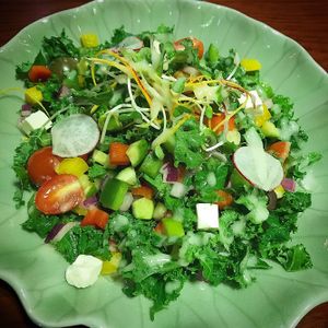 Greek salad at Biogarten Restaurant in Ho Chi Minh City