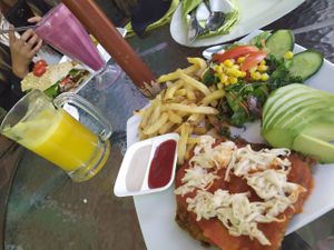 Milanesa at El Maple in Quito