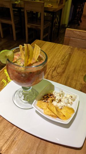 Ceviche at El Maple in Quito