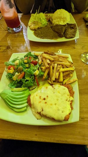 Milanesa at El Maple in Quito