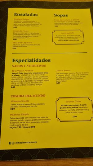  at El Maple in Quito