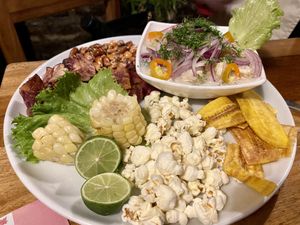 Vegan ceviche  at El Maple in Quito