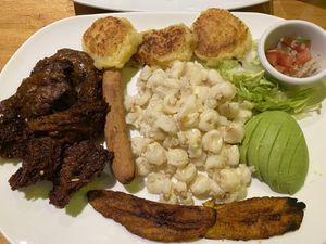 Vegan Ecuadorian Fritada!   at El Maple in Quito