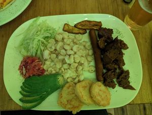 Mote Pillo (vegan) at El Maple in Quito