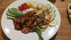 Asian noodles  at El Maple in Quito