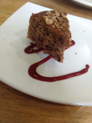 Dessert included with meal of the day at El Maple in Quito